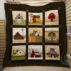 House Farm Quilt Blanket  Quilt